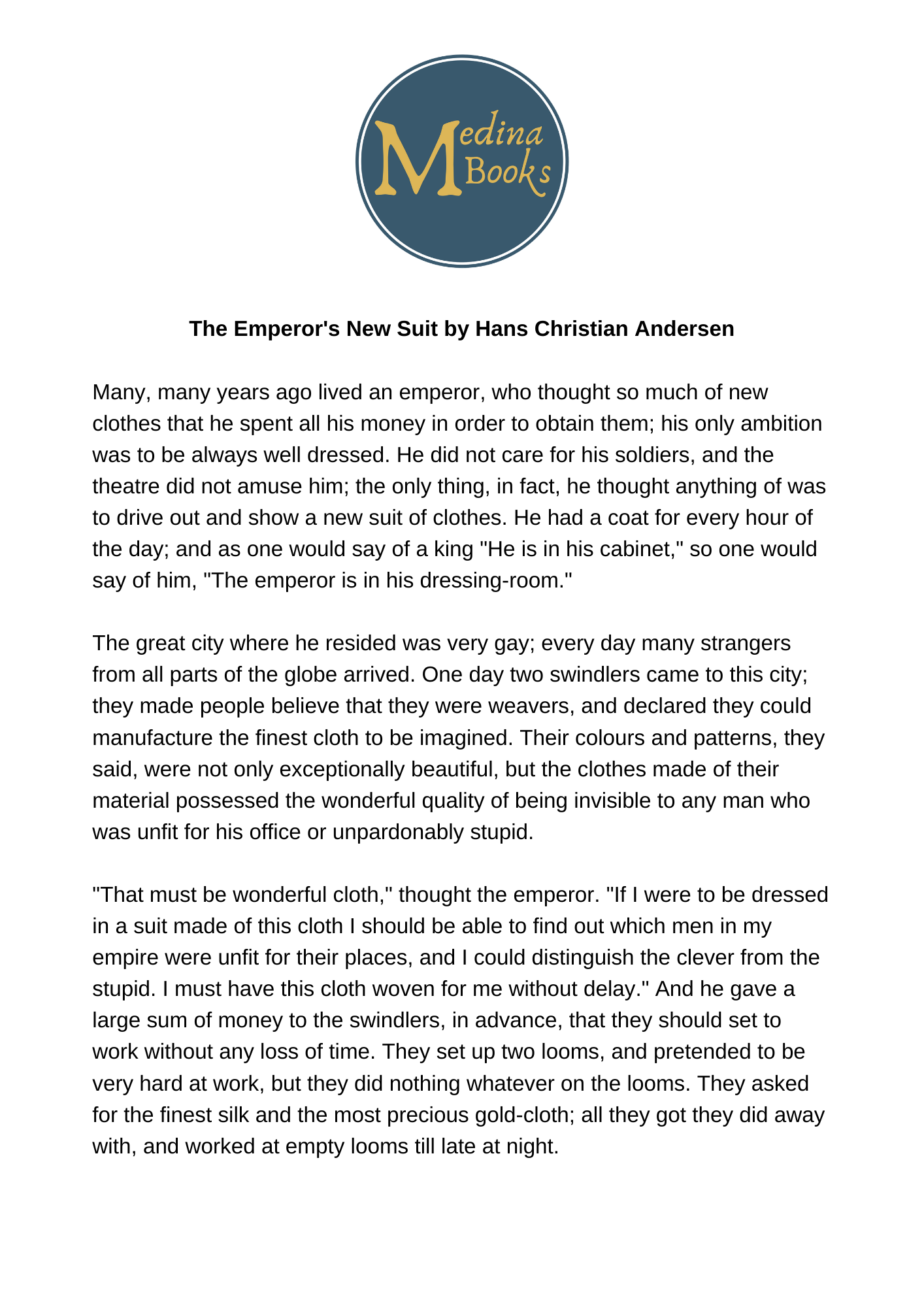 The Emperor's New Suit Read-Along Sheet - Image 2