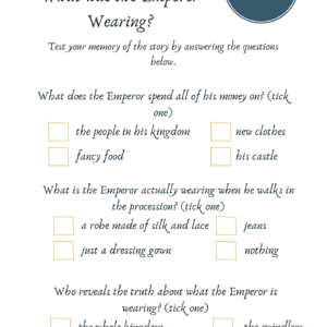 The Emperor's New Suit Activity Pack