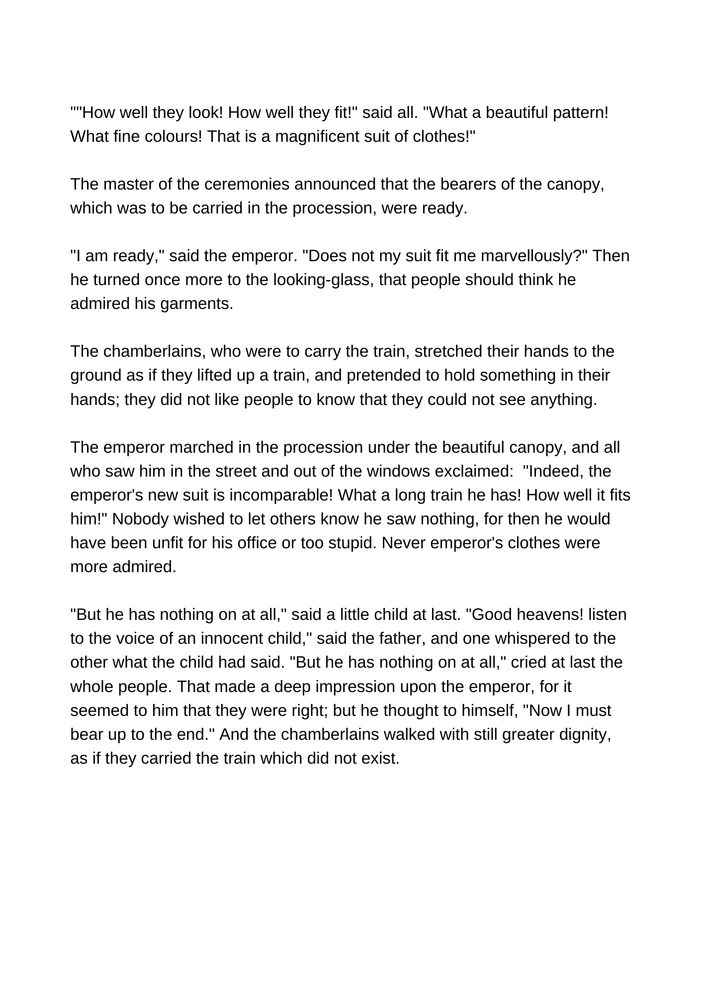 The Emperor's New Suit Read-Along Sheet - Image 6